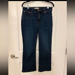 Madewell Dark Blue Flare Jeans